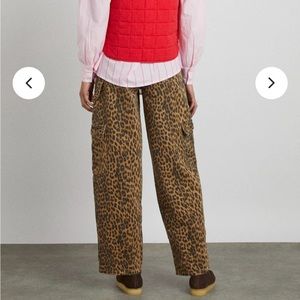 Leopard Cargo Pants